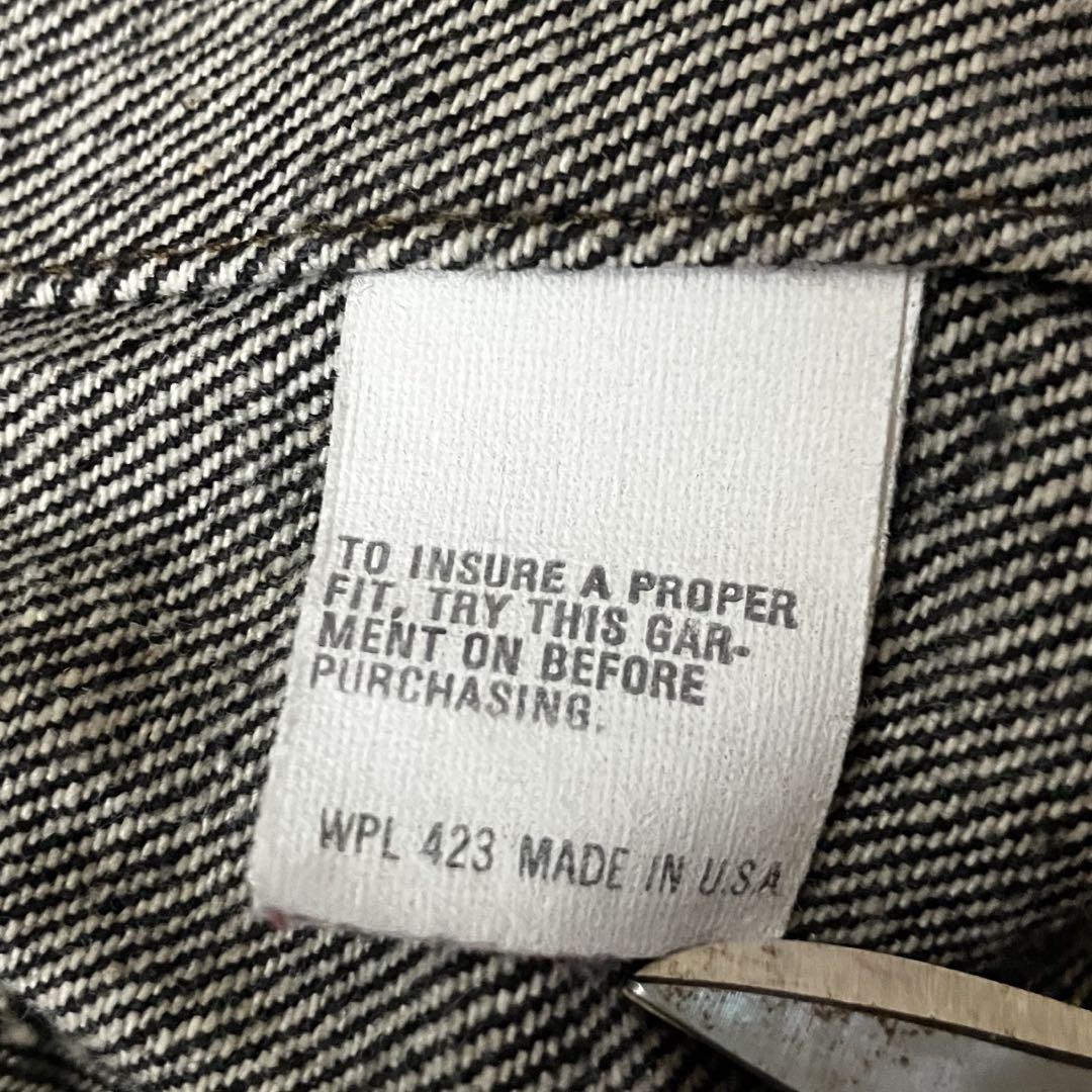 Levi's 70506-0259 ブラック デニムジャケット サイズ36
