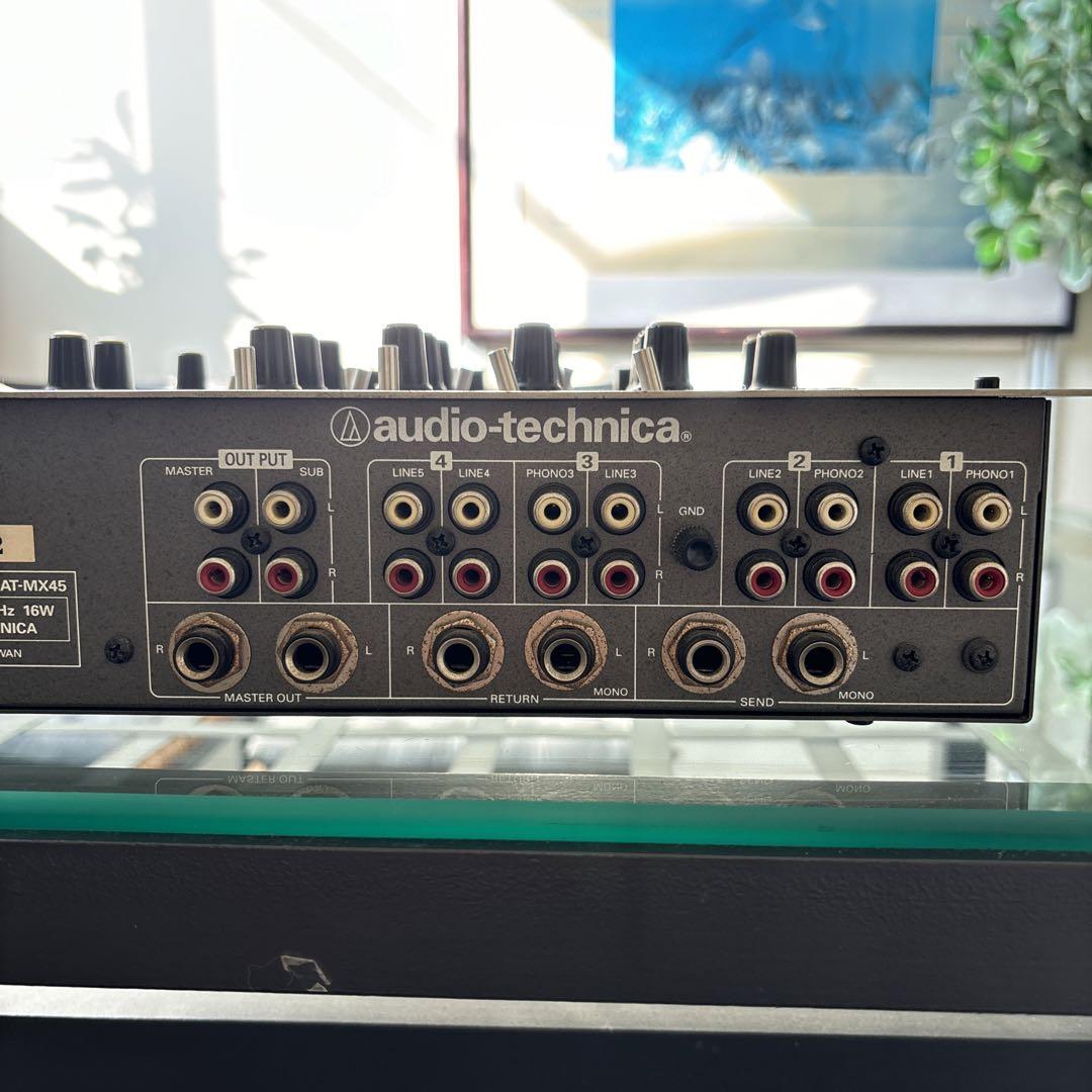 通電確認OK audio-technica AT-MX45 DJミキサー