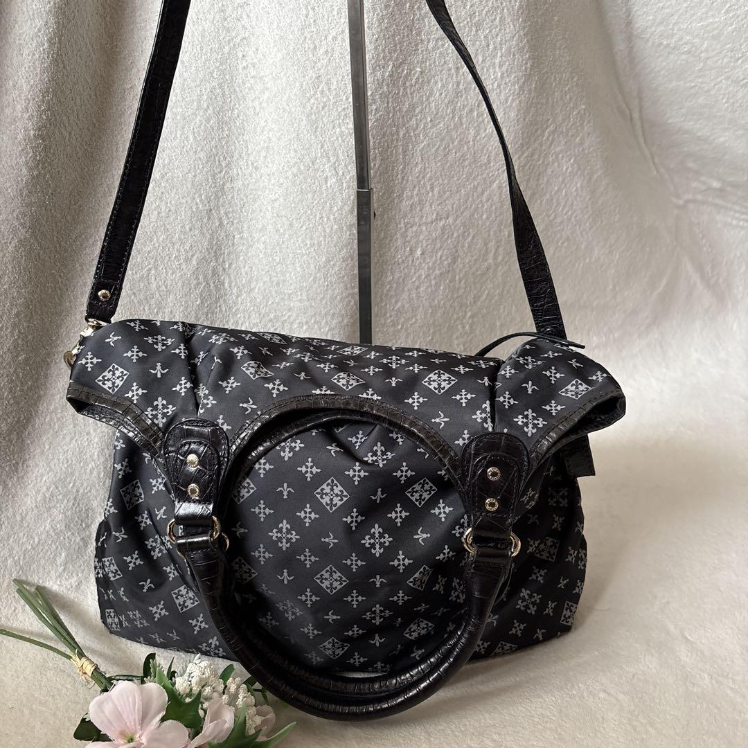 極美品 ✨ラシット 2wayトートバッグ モノグラム ナイロン