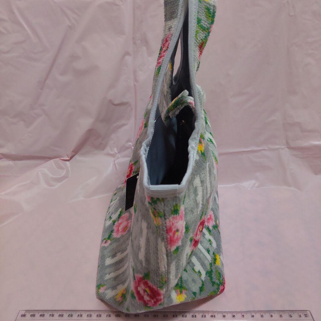 フェイラー トートバッグ 花 グレー 新品未使用 画像5