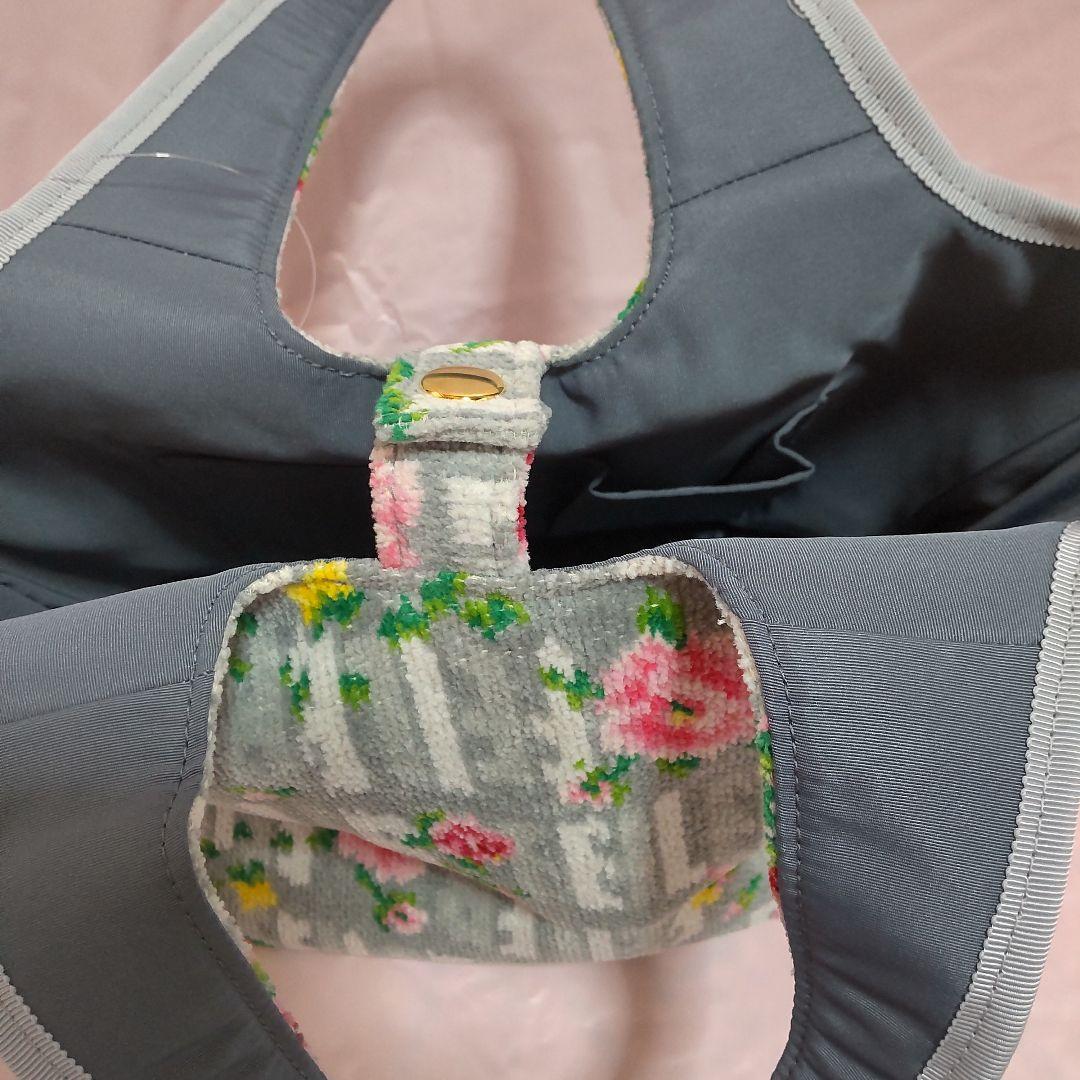 フェイラー トートバッグ 花 グレー 新品未使用 画像8