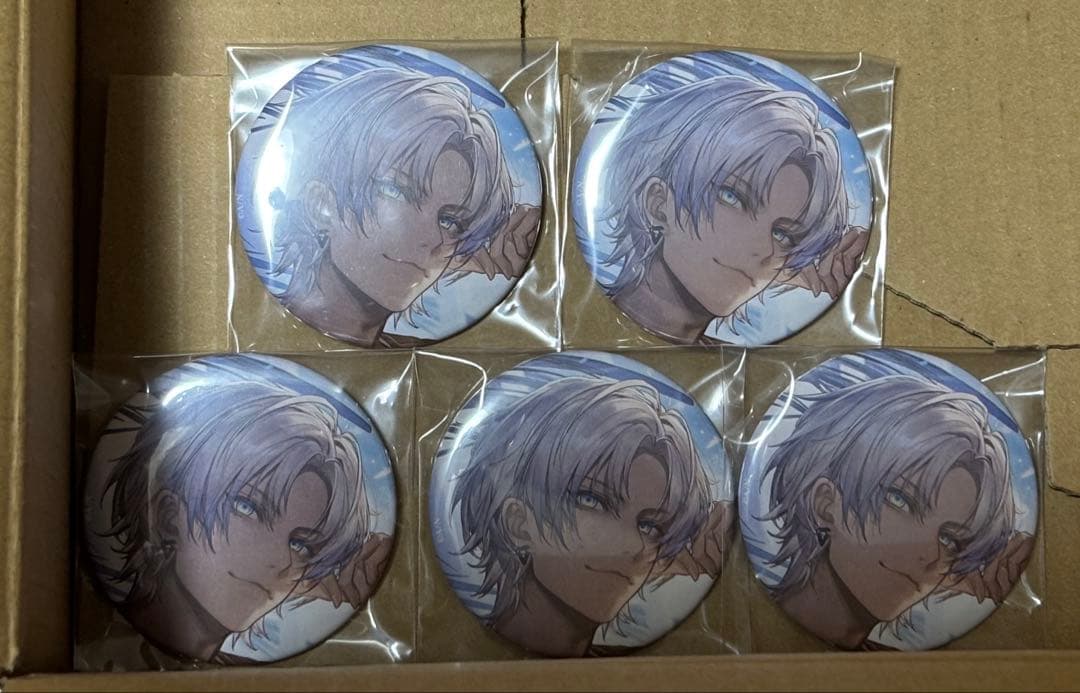 にじさんじ イブラヒム 誕生日グッズ 缶バッジ 5個セット