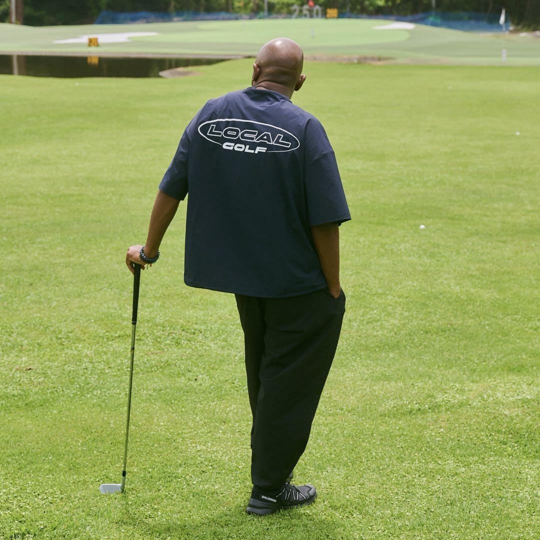 LOCAL GOLF ローカルゴルフ 24ss モックネック　ネイビー　S M LOCAL GOLF ローカルゴルフ 24ss モックネック ネイビー S M