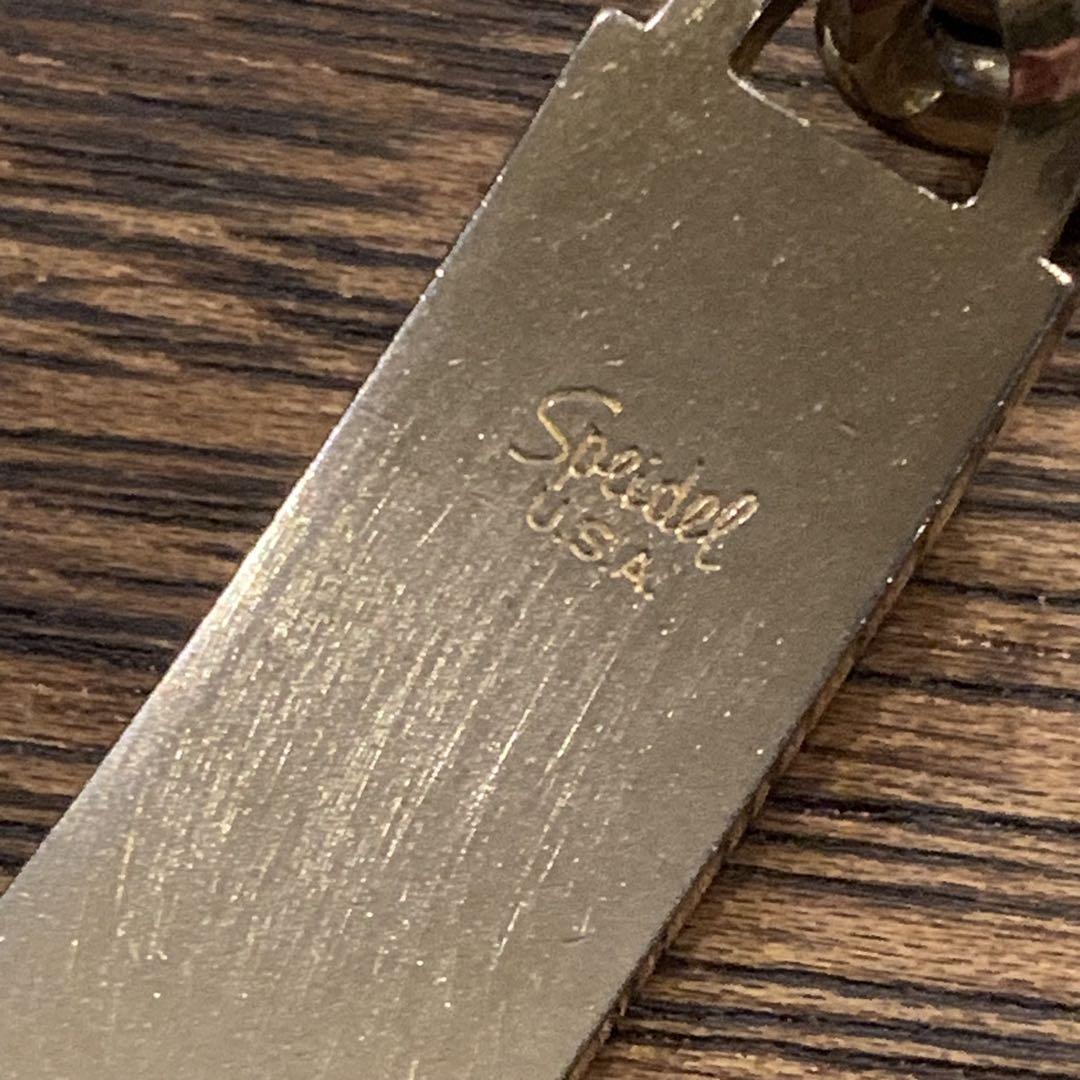 US ヴィンテージ IDブレスレット Speidel USA SCOTT