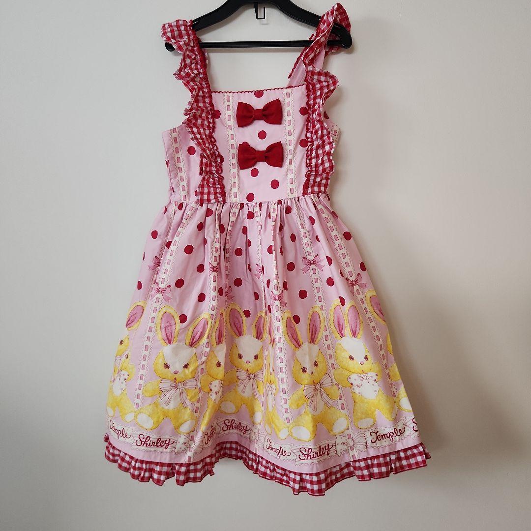 Shirley Temple ウサギ柄ノースリーブワンピース 10,000円