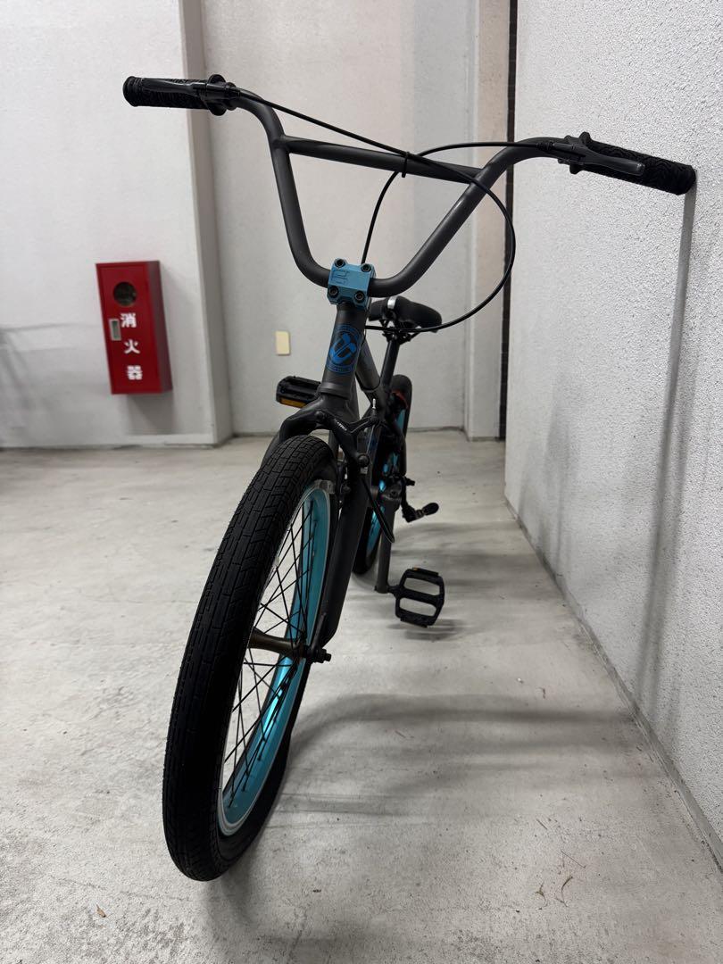 BMX バイク 20インチ グレー/ターコイズ