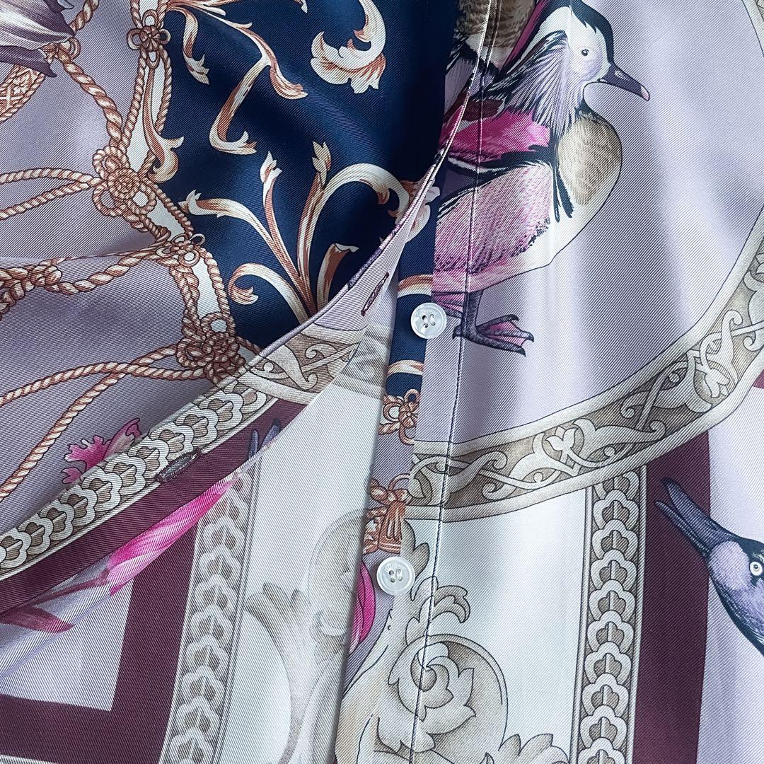 シルク100% Salvatore Ferragamo イタリア製 ブラウス