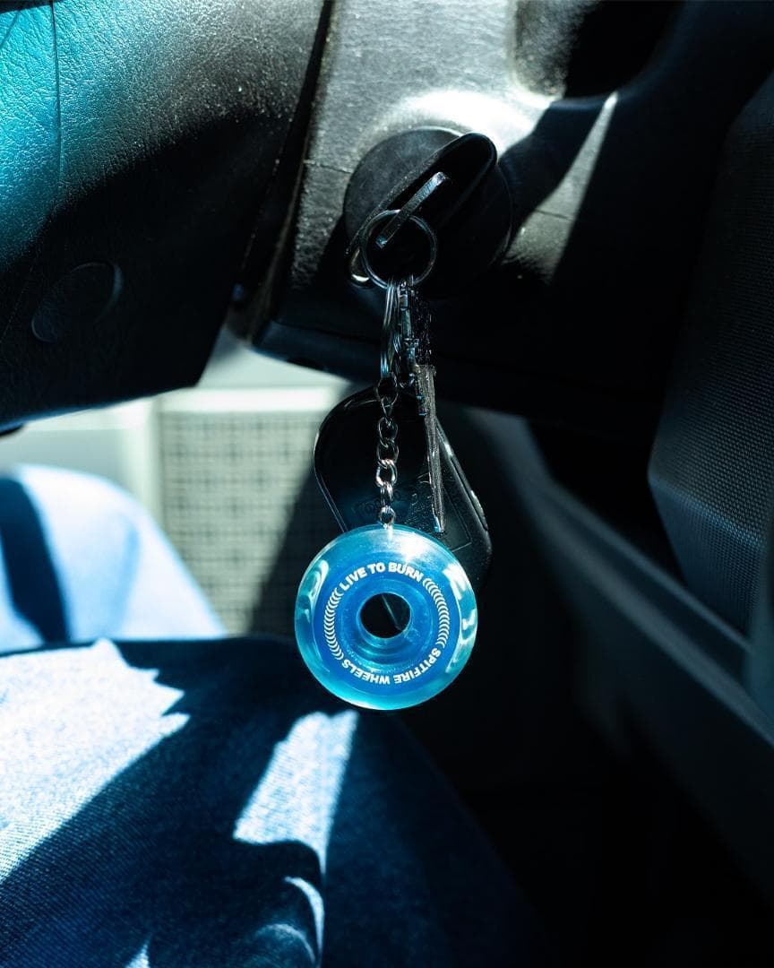 完売品 Spitfire Wheels Key Chain Classic ③ Spitfire Wheels Key Chain Bighead Wheel Natural - 1 42mm