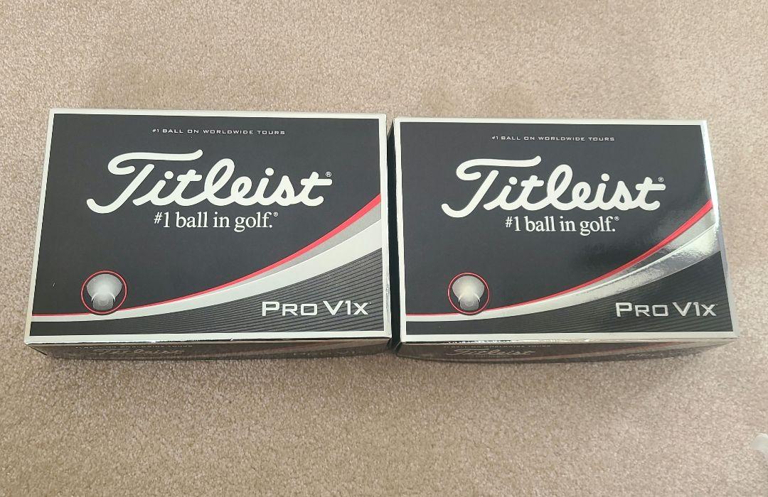 タイトリストTitleist PRO V1xゴルフボール 12個×2ダース24個