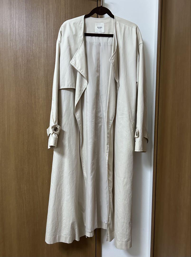 BEAMS HEART ベージュ トレンチコート