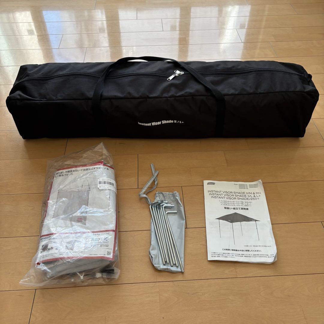 【美品】インスタントバイザーシェードⅡ/L+ フルフラップ３枚セット Amazon | Coleman(コールマン) TCバイザーシェードII/M フル
