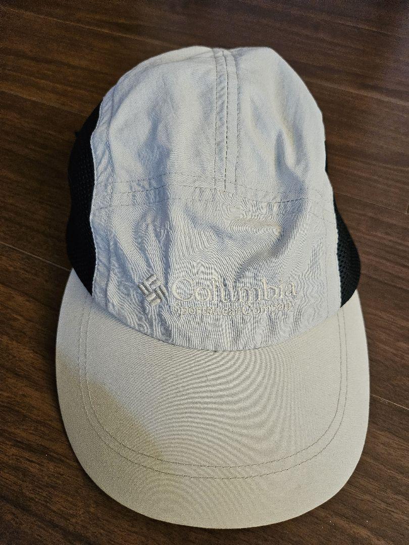 90s Columbia コロンビア ジェットキャップ 　ナイロン　メッシュ帽子