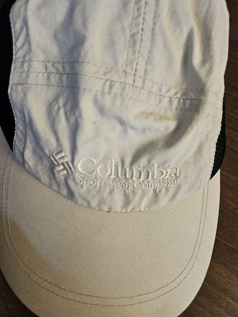 90s Columbia コロンビア ジェットキャップ 　ナイロン　メッシュ