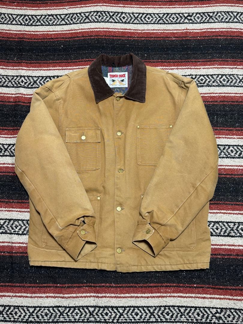 80s　タブダック　usa カバーオール　ダック地　裏地ブランケット