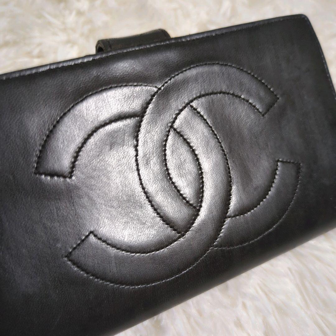 シャネル CHANEL 3番台 ラムスキン ココマーク 1994-1996 二