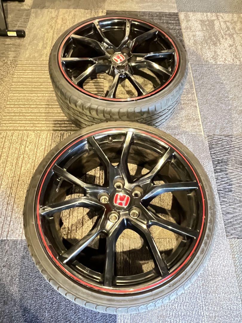 ◯1/2 ホンダ純正シビックタイプR FK8 アルミホイール＆タイヤ 1本価格◯