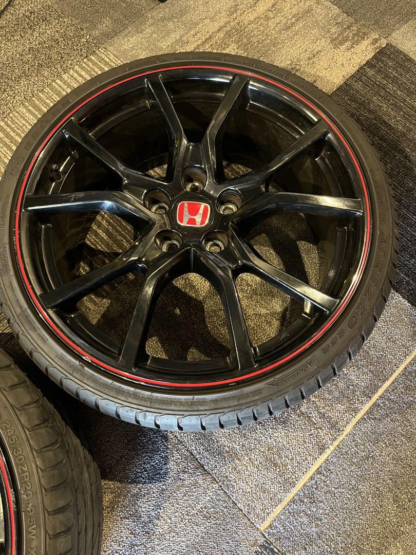 ◯1/2 ホンダ純正シビックタイプR FK8 アルミホイール＆タイヤ 1本価格◯