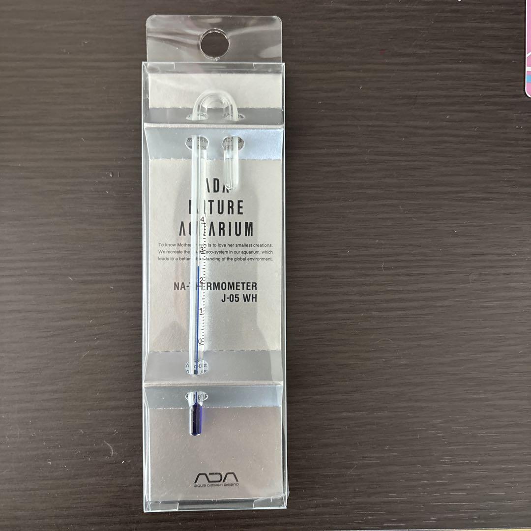ADA 水温計 NAサーモメーターJ クリア 6ミリ厚 希少品 ② NAサーモメーター J-06 CL クリアタイプ ADA 水温計 サーモ