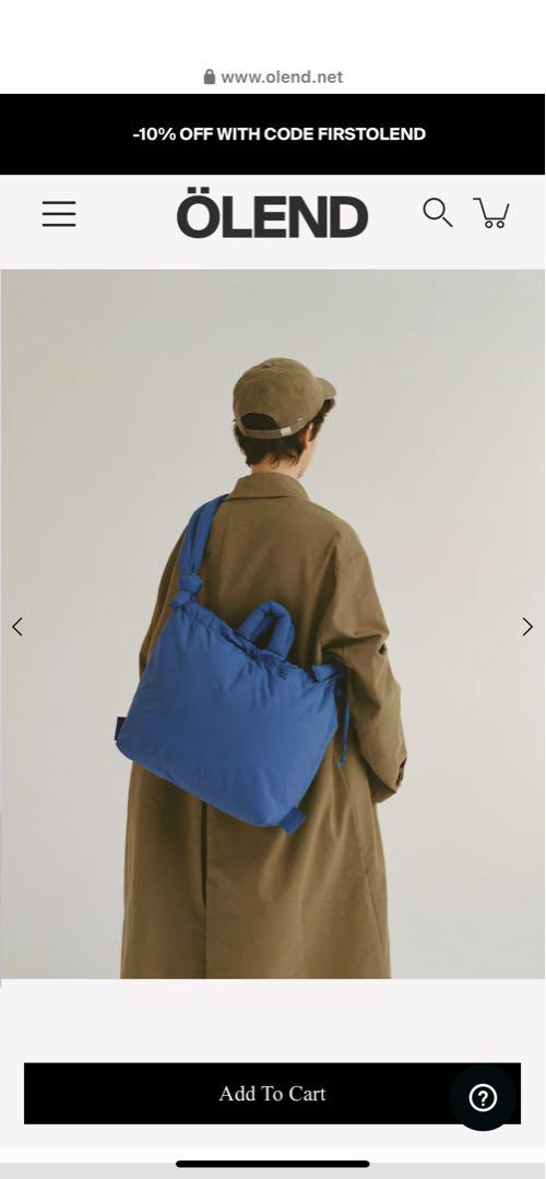 olend ona soft bag blueバッグ