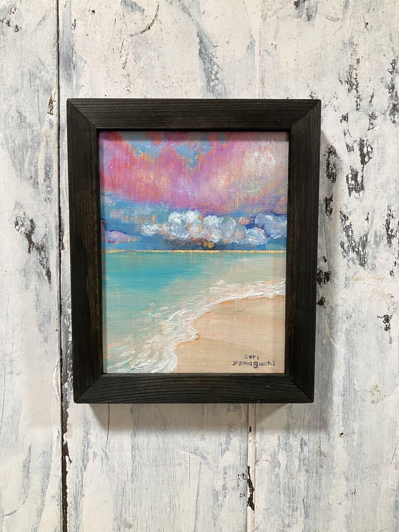 海の絵 絵画 油絵原画 インテリア