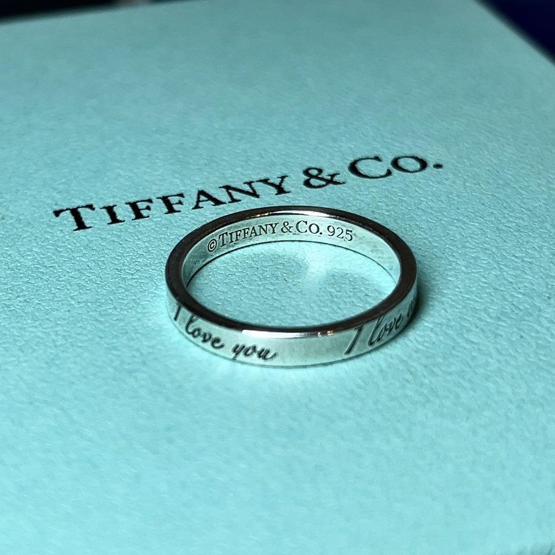Tiffany & Co. ノーツ ナロー リング I love you