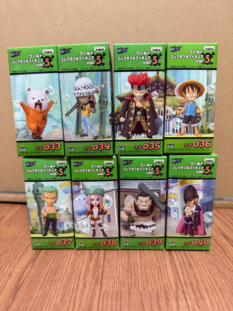 ワンピース ワーコレ vol.1 8種コンプ新品、♥