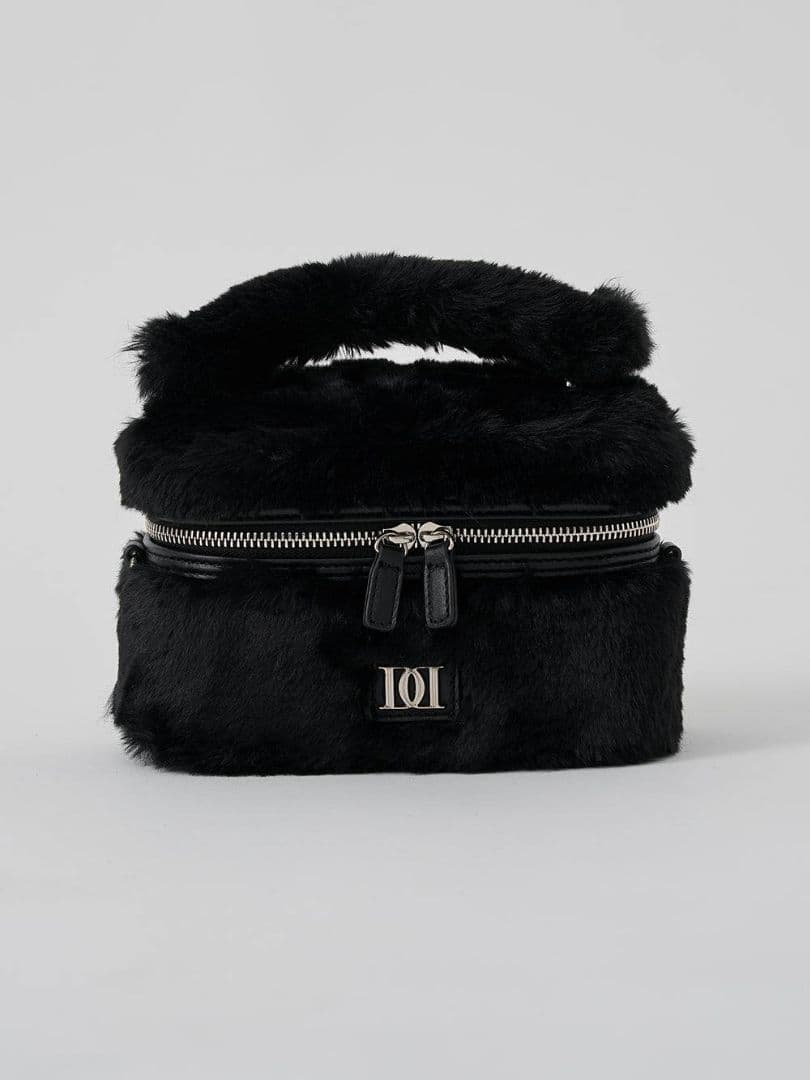 【新品未使用】ダーリッチ フェイクファーショルダーミニバッグ くろ