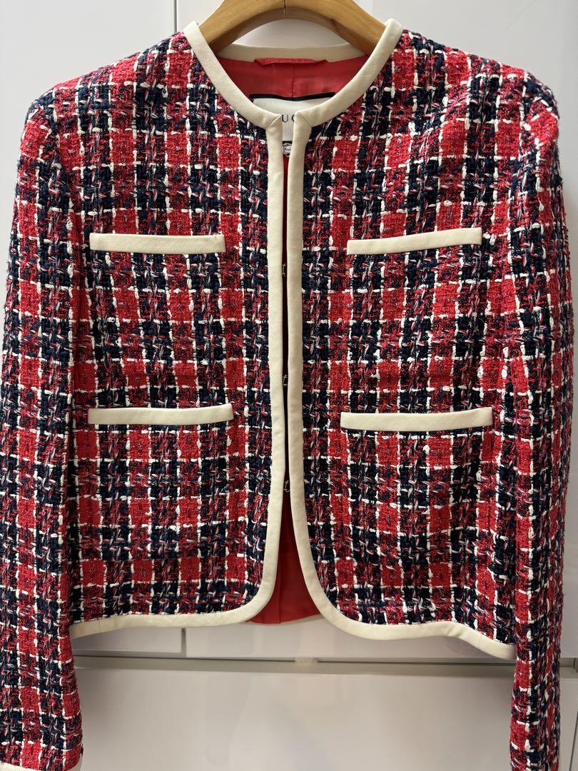 【可愛い総柄♪】GUCCI ショートスリーブ ボクシー ジャケット Gucciジャケット