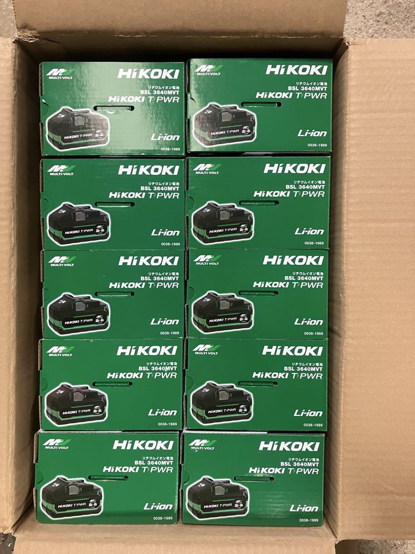 HiKOKI マルチボルトバッテリー BSL3640MVT ティーパワー　10個