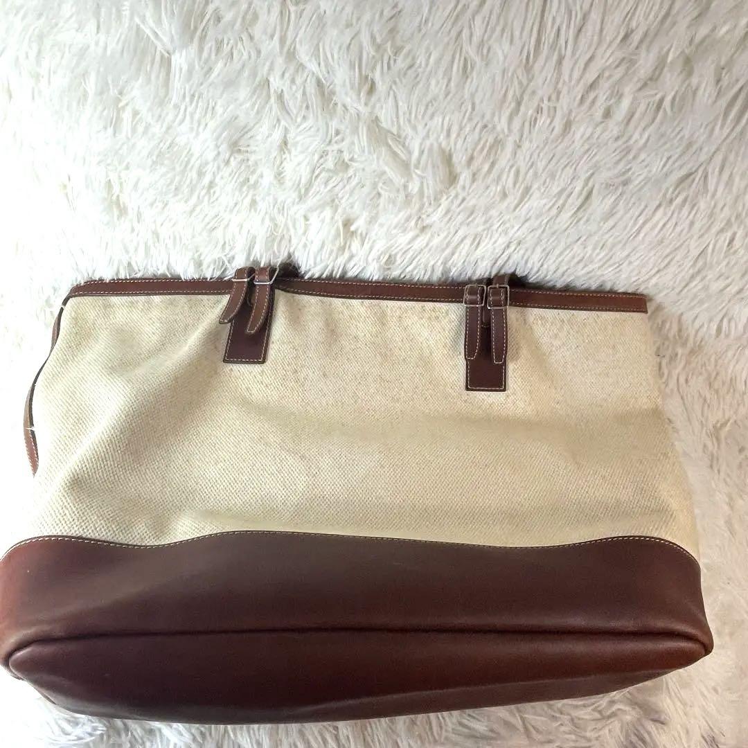 CÉLINE✨セリーヌ　トリオンフ　 キャンバス　レザー　トートバッグ