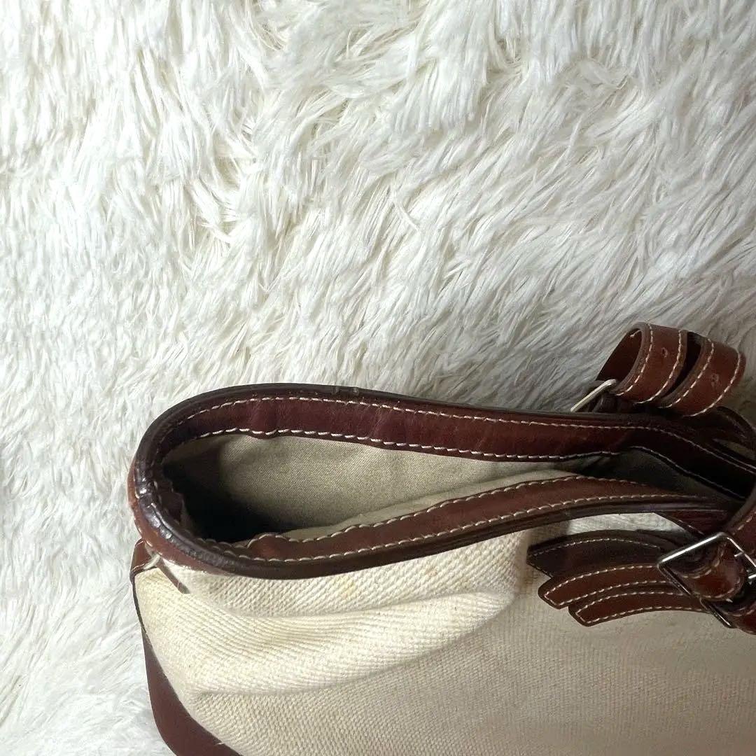 CÉLINE✨セリーヌ　トリオンフ　 キャンバス　レザー　トートバッグ