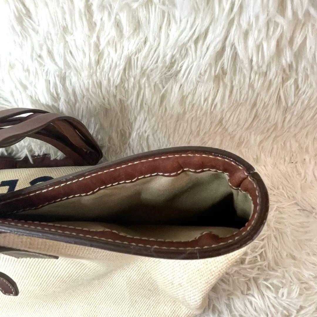 CÉLINE✨セリーヌ　トリオンフ　 キャンバス　レザー　トートバッグ