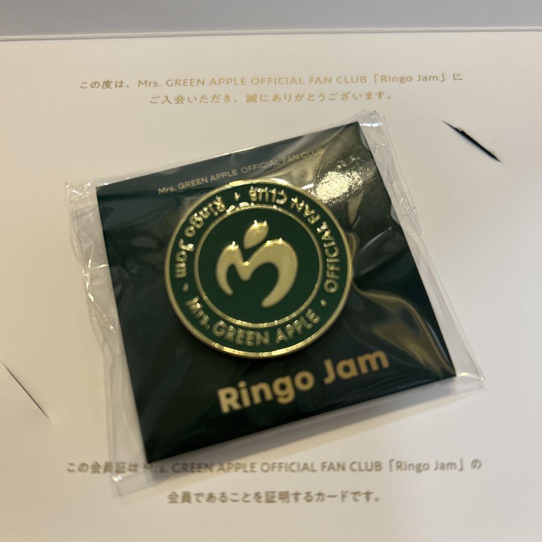 Mrs.GREEN APPLE Ringo Jam 入会特典 カード ピンバッジ - メルカリ