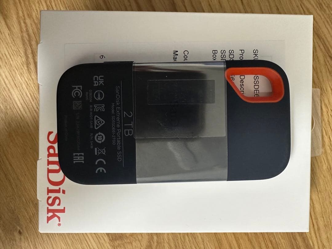 【新品未開封】SanDisk SSD 2TB SSD 2TB 【新品未開封】SanDisk