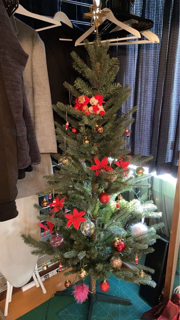 装飾付 クリスマスツリー 180cmIKEA