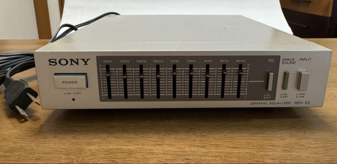 ジャンク SONY グラフィックイコライザー SEH-22 - メルカリ