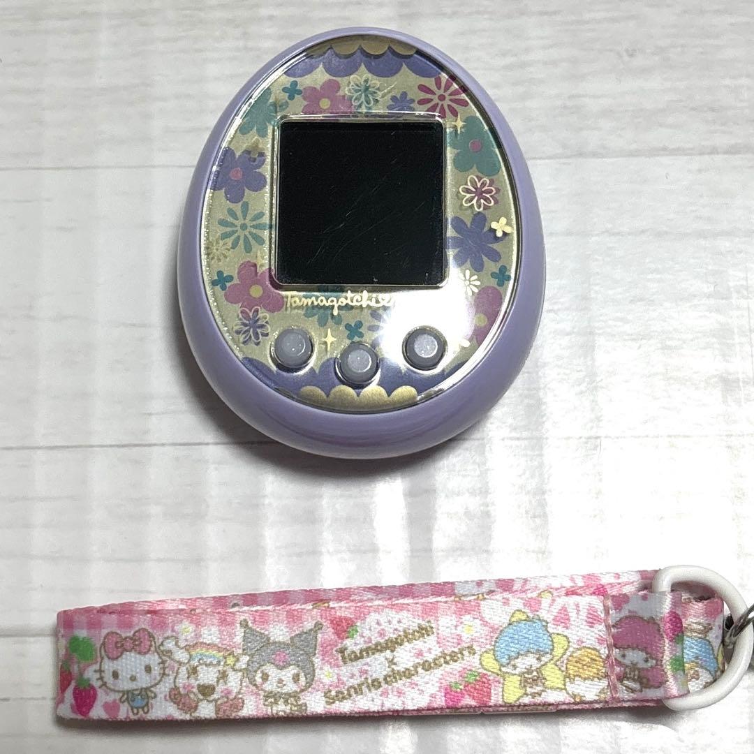 希少❕たまごっちみーつパステルみーつver.パープル　サンリオストラップつき