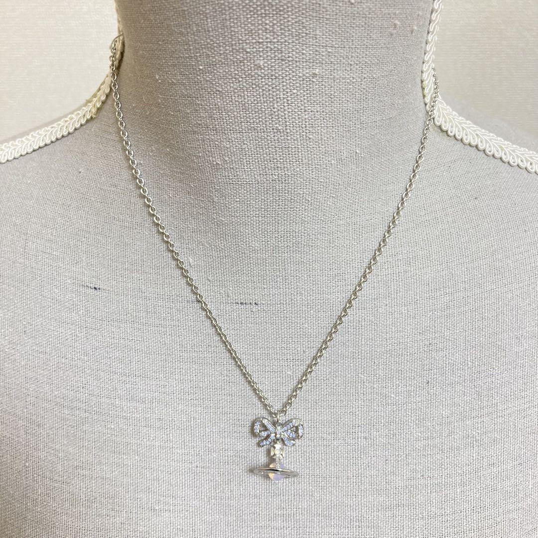 Vivienne Westwood OCTAVIEネックレス　クリームパープル