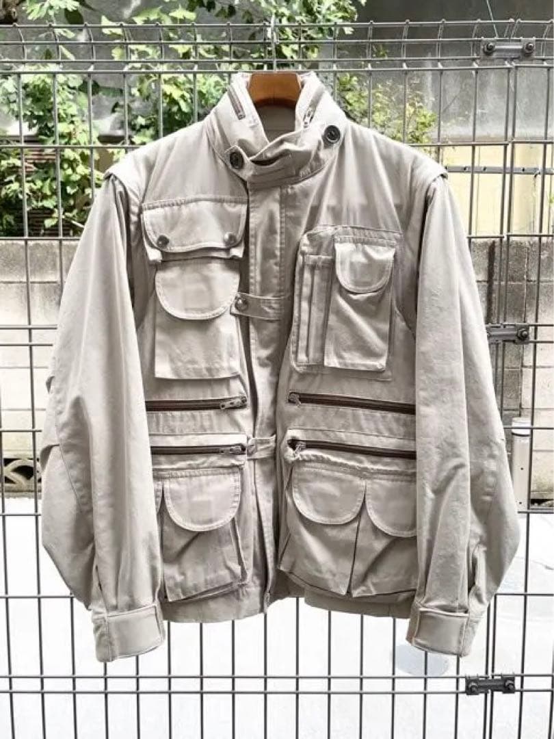 値引き上限 RENOMA Multi Pocket Blouson ブラックビンテージ www