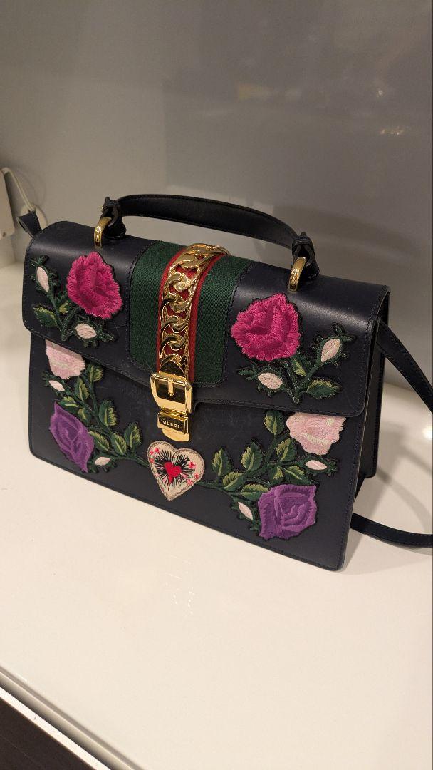 GUCCI グッチ 銀座店限定 シルヴィ ハンドバッグ