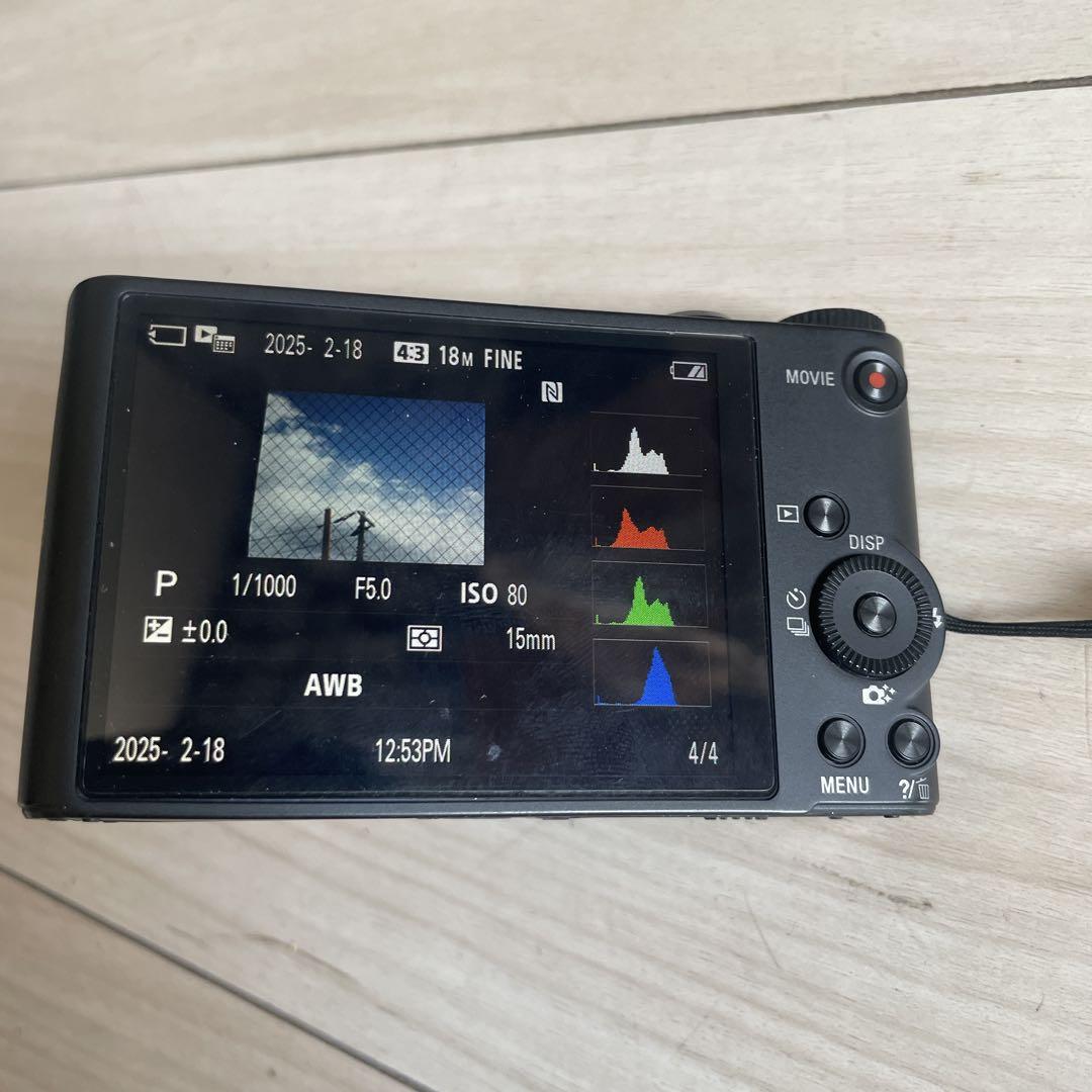 SONY DSC-WX350 ブラック デジカメ コンパクトデジタルカメラ