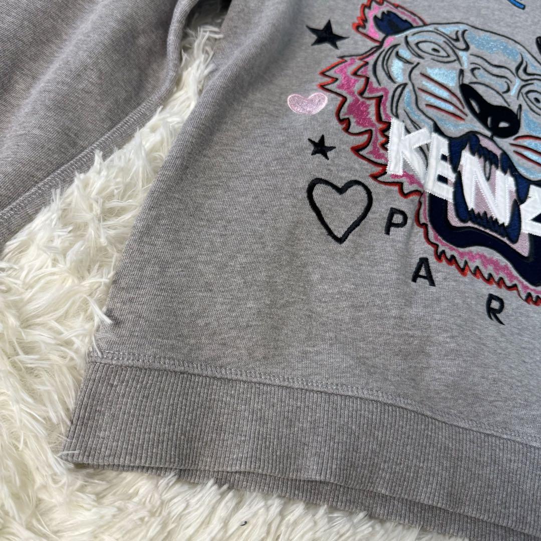 美品✨ KENZO ケンゾー 長袖 スウェット 虎 タイガー Mサイズ グレー