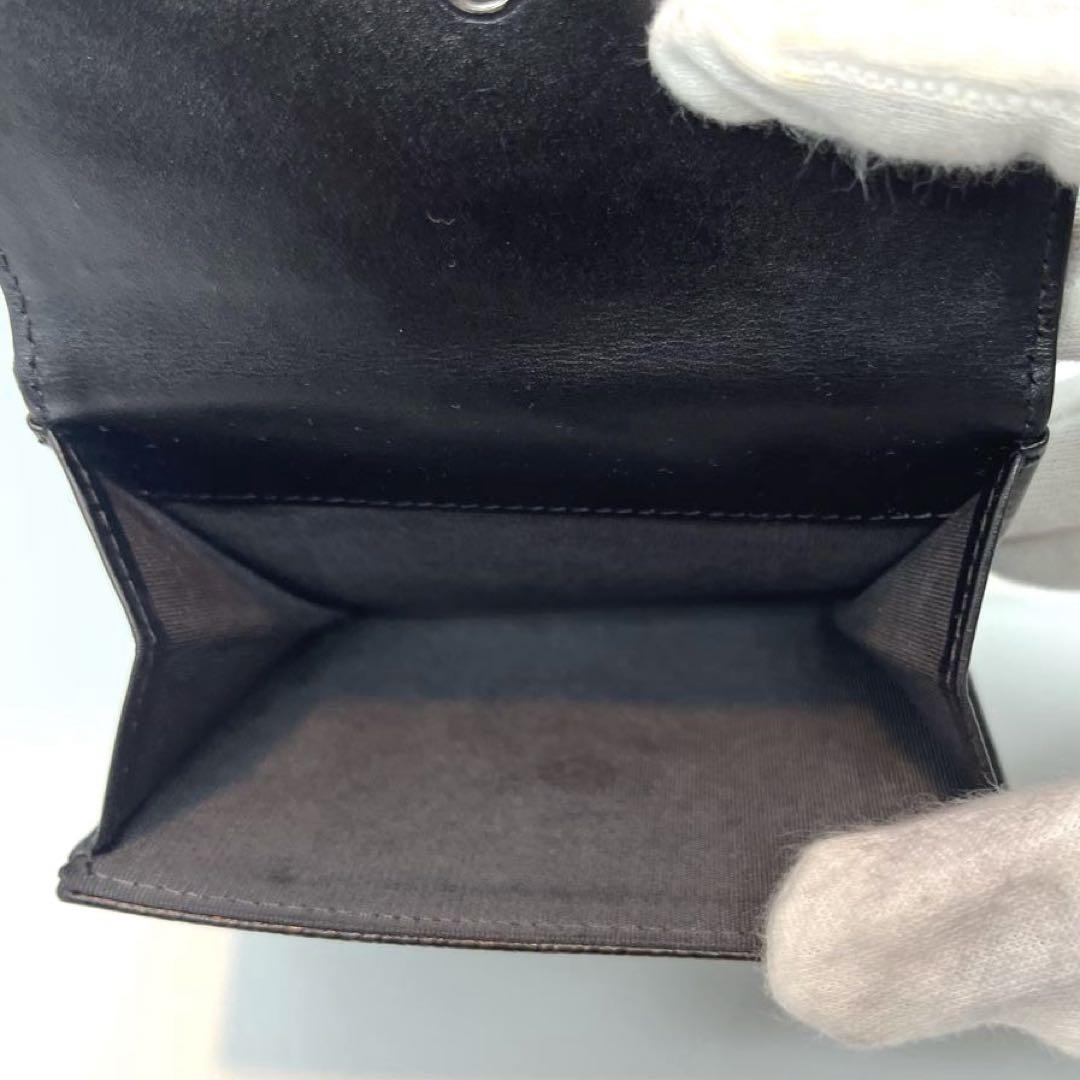 美品☆CHANEL シャネル キャビアスキン 財布 Wホック 小銭入れ付 黒