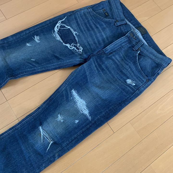 定番正規店 激レア Lee × ナノユニバース 別注 スキニー リペア ダメージ テーパード rm37X-m60595199685 総合評価