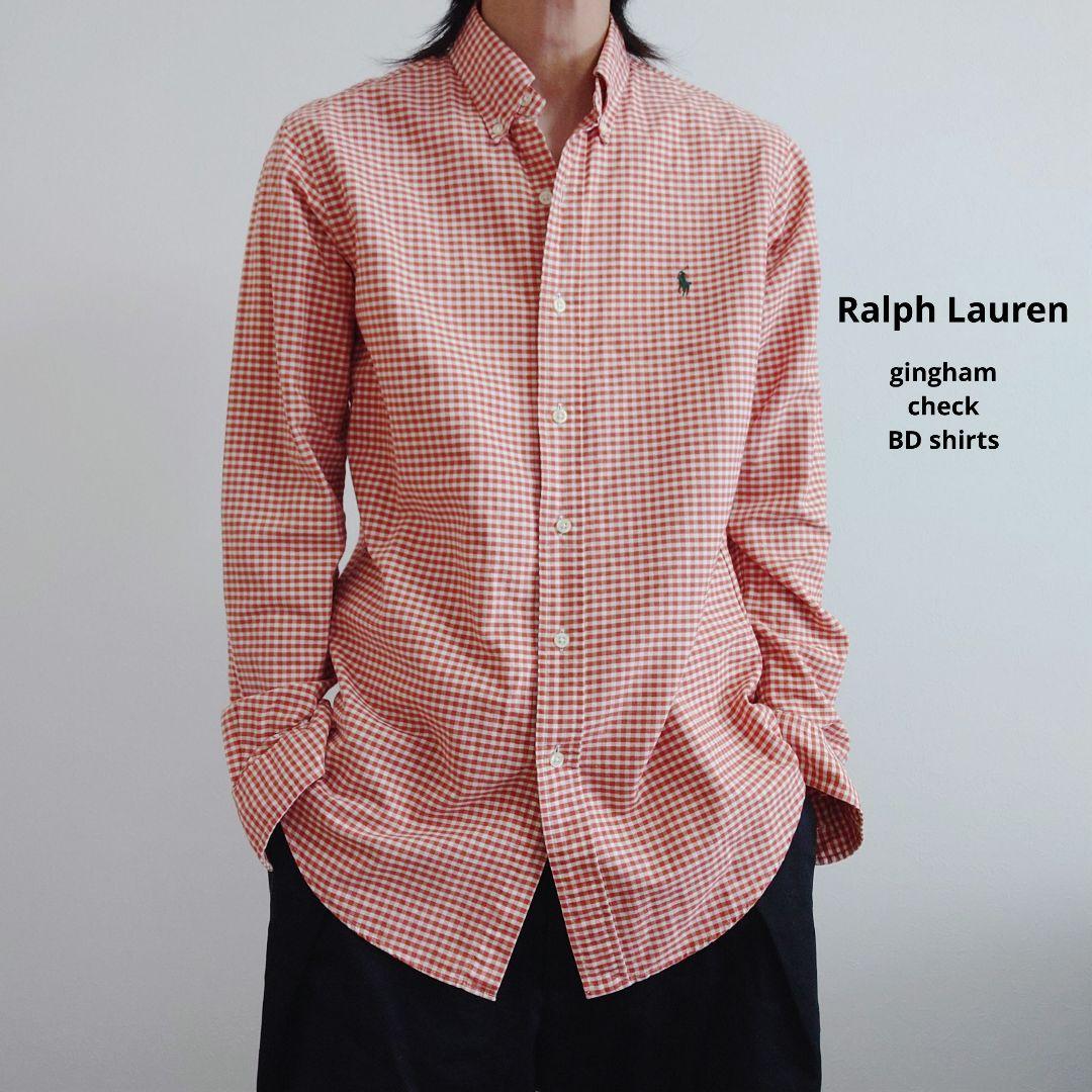 Ralph Lauren ラルフローレン ギンガムチェックシャツ ボタンダウン