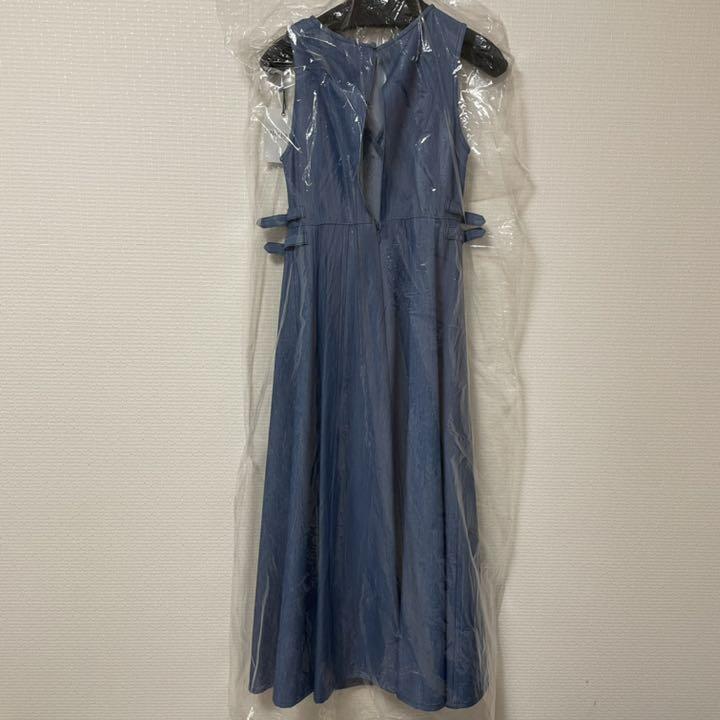 ロングワン㊢ 新品未使用タグ付き テンセルデニムロングドレス 6M2Wa-m60597127139 herlipto ピース