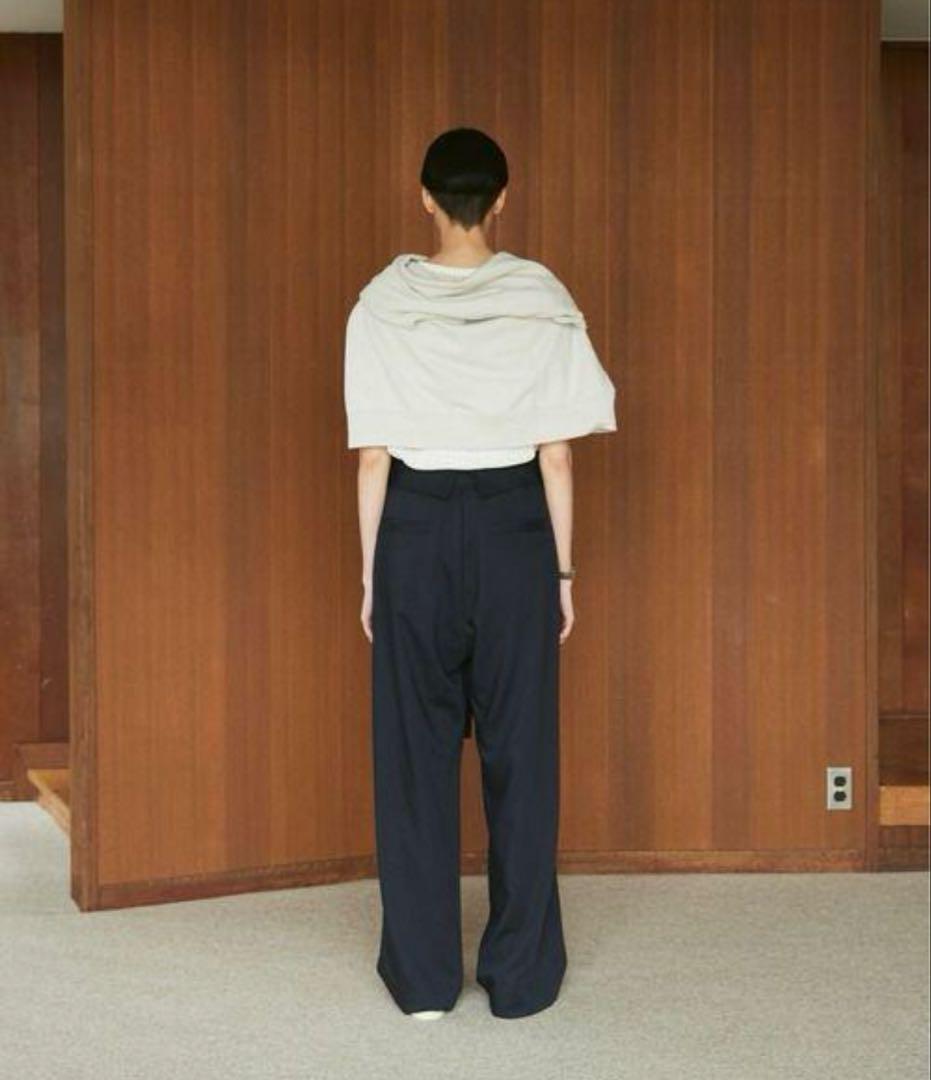 パンツ Belted Wide Trousers Apartment Three