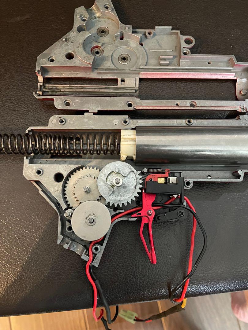 レッド メタル ギアボックス エアソフト用 M4