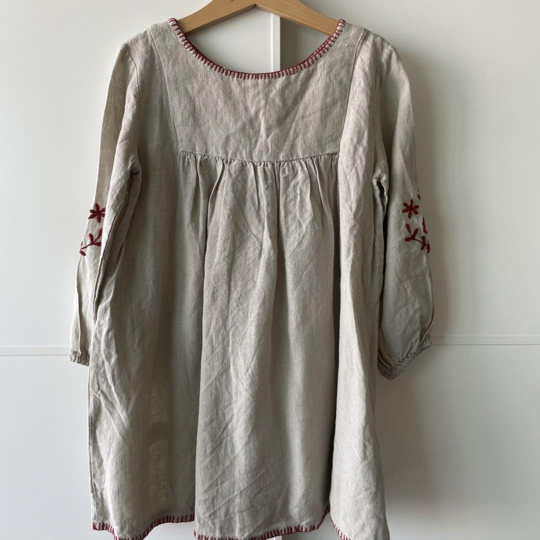 Apolina kids 刺繍ワンピース