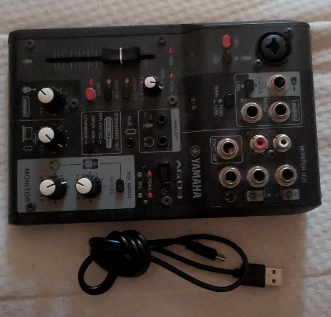 YAMAHA AG03 ライブストリーミングミキサー
